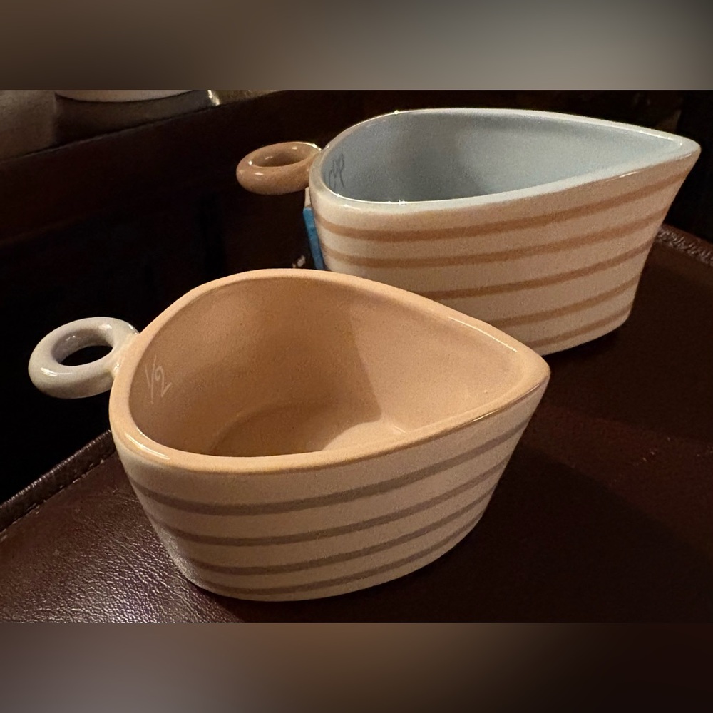 Coton Colors by Laura Johnson Neutral Nouveau Oval Dry Measuring Cup - Set Of 2